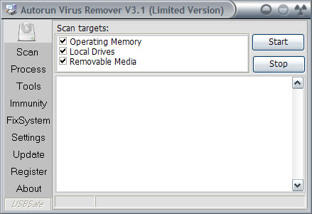 Autorun Virus Remover v2 3 Portable preview 0